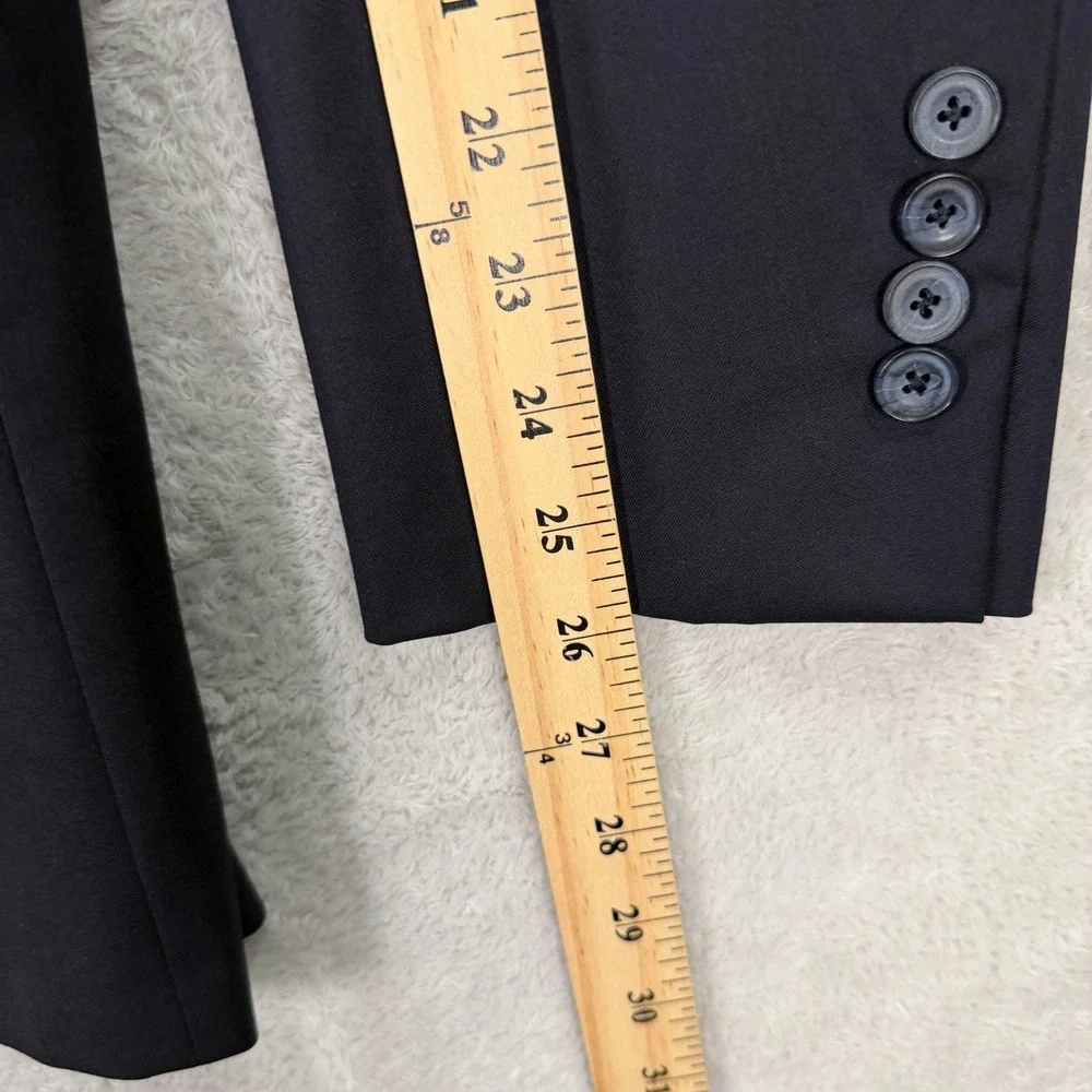 Brooks Brothers Mens 42L Long Slim Fit Blazer 1818 Regent Navy Wool Sport Coat